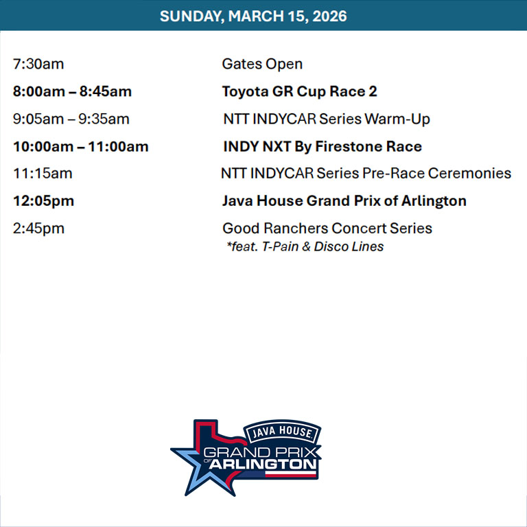Sunday Schedule