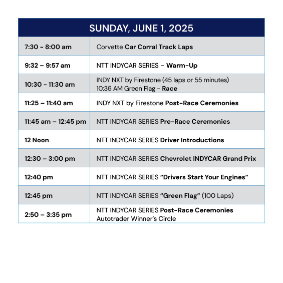 Sundays Events