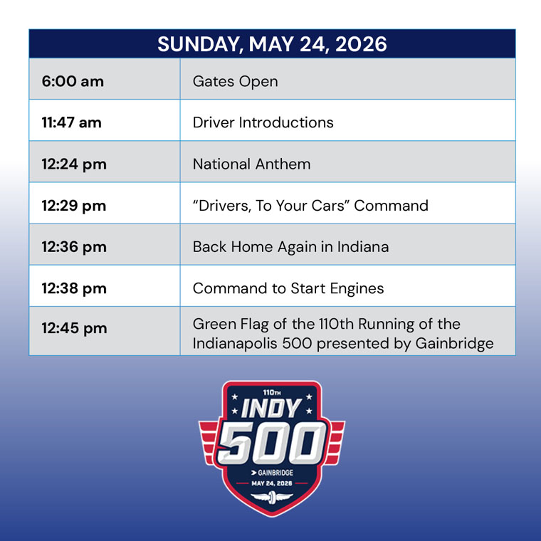 Sunday Schedule