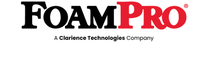 FoamPro logo in black and red lettering.
