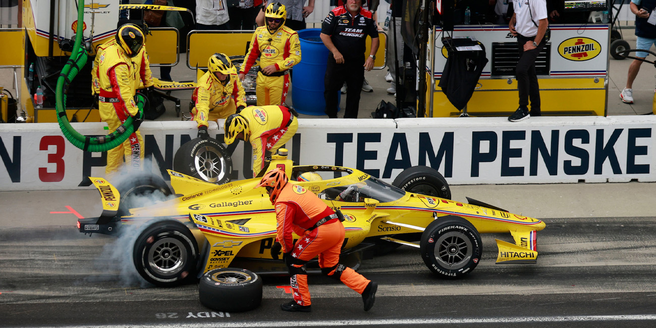 #3 Scott McGlaughlin at the Indy 500
